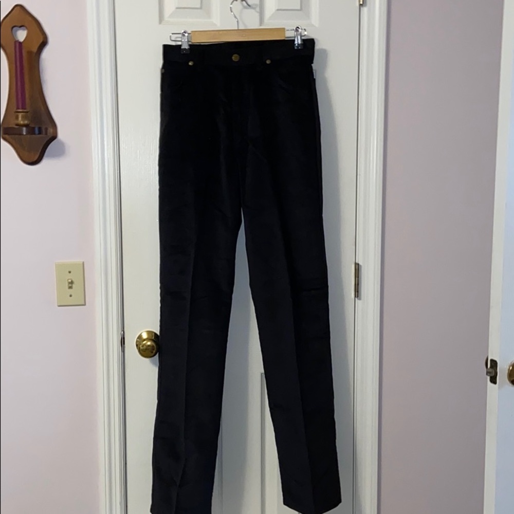 Lee Vintage Black Corduroy Pants - image 2